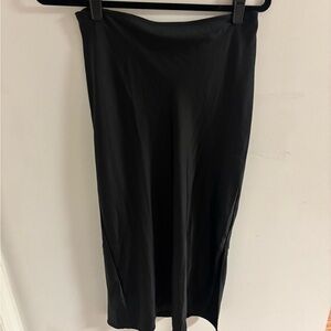 Old Navy Black Midi Skirt